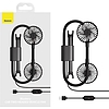 Baseus Blustery autós ventilátor fejtámlához, USB (fekete)