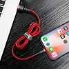 Baseus Cafule 1,5A 2 m-es Lightning USB-kábel, piros (CALKLF-C09)