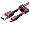 Baseus Cafule 1,5A 2 m-es USB-Micro USB-kábel, piros (CAMKLF-C09)