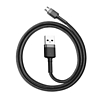 Baseus Cafule 2.4A USB-Micro USB kábel 0.5m, szürke-fekete (CAMKLF-AG1)