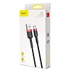 Baseus Cafule 2A 3 m USB-Micro USB kábel, fekete és piros (CAMKLF-H91)