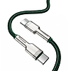 Baseus Cafule USB-C - USB-C kábel, 100 W, 2 m, zöld (CATJK-D06)
