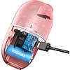 Baseus Capsule C2 vezeték nélküli mini asztali porszívó, 1000 Pa, rózsaszín (CRXCQC2-04)
