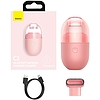 Baseus Capsule C2 vezeték nélküli mini asztali porszívó, 1000 Pa, rózsaszín (CRXCQC2-04)