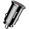 Baseus Circular 2xUSB QC3.0 5A 30W autós töltő, fekete (CCALL-YD01)