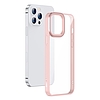 Baseus Crystal átlátszó tok iPhone 13 Pro készülékhez, rózsaszín (ARJT001004)