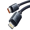 Baseus Crystal USB-C kábel a Lightninghez, 20W, PD, 1.2m, fekete (CAJY000201)