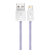 Baseus Dynamic 2 USB - Lightning töltőkábel, 2.4A, 1m, lila (CALD040005)