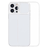 Baseus egyszerű átlátszó tok iPhone 13 Pro Max készülékhez, fehér (ARAJ000202)