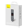 Baseus Energy Column Pro autós vezeték nélküli MP3 töltő, Bluetooth 5.0, 2xUSB, 30W, szürke (CDNL000014)