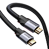 Baseus Enjoyment Series HDMI 2.0 kábel, 4K, 3D, 0,5m, fekete szürke (WKSX000013)