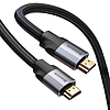 Baseus Enjoyment Series HDMI kábel, 4K, 0.75m, fekete/szürke (WKSX000113)