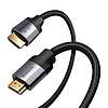 Baseus Enjoyment Series HDMI kábel, 4K, 0.75m, fekete/szürke (WKSX000113)