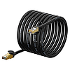 Baseus Ethernet RJ45 hálózati kábel, 10Gbps, 10m, fekete (WKJS010701)