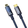 Baseus Explorer USB-C-Lightning kábel, 20 W, 2 m, kék (CATS000103)