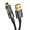 Baseus Explorer USB-Lightning kábel, 2,4A, 2m fekete (CATS000501)