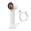 Baseus Flyer Turbine hordozható kézi ventilátor + USB-C kábel, fehér (ACFX010102)