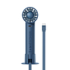 Baseus Flyer Turbine hordozható kézi ventilátor + USB-C kábel, kék (ACFX010103)