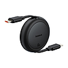 Baseus Free2Pull Mini USB-C - USB-C USB-kábel, 60 W, 1, fekete (P10364500111-01)