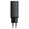 Baseus GaN2 Lite fali töltő, USB + USB-C, 65 W, EU, fekete (CCGAN2L-B01)