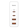 Baseus GaN2 Pro fali töltő, 2x USB + 2x USB-C, 100W, EU, fehér (CCGAN2P-L02)