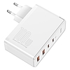 Baseus GaN2 Pro fali töltő, 2x USB + 2x USB-C, 100W, EU, fehér (CCGAN2P-L02)