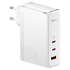 Baseus GaN5 Pro Gyorstöltő, 2xUSB-C + USB, 140W, fehér (CCGP100202)