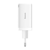 Baseus GaN5 Pro Töltő, 2xUSB-C + USB, 65W, fehér (CCGP120202)