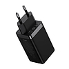 Baseus GaN5 Pro Töltő, 2xUSB-C + USB, 65W, fekete (CCGP120201)