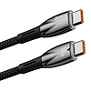 Baseus Glimmer USB-C - USB-C töltőkábel, 100W, 1m, fekete (CADH000701)