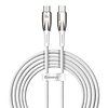 Baseus Glimmer USB-C - USB-C töltőkábel, 100W, 2m, fehér (CADH000802)