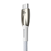 Baseus Glimmer USB - USB-C töltőkábel, 100W, 1m, fehér (CADH000402)