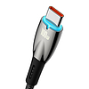 Baseus Glimmer USB - USB-C töltőkábel, 100W, 2m, fekete (CADH000501)