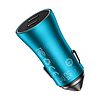 Baseus Golden Contactor Pro autós töltő, 2x USB-C, 40W, kék (CGJP000003)