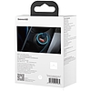 Baseus Golden Contactor Pro autós töltő, USB + USB-C, QC4.0 +, PD, SCP, 40 W, kék + USB-C - Lightning kábel 1 m, kék (TZCCJD-03)