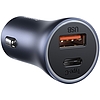 Baseus Golden Contactor Pro autós töltő, USB + USB-C, QC4.0 +, PD, SCP, 40 W, szürke (CCJD-0G)