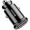 Baseus Grain autós töltő 2x USB 5V 3.1A, fekete (CCALL-ML01)