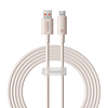 Baseus Habitat Series USB-USB-C gyorstöltő kábel, 2m, 100W rózsaszín (P10360203421-01)