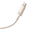 Baseus Habitat Series USB-USB-C gyorstöltő kábel, 2m, 100W rózsaszín (P10360203421-01)