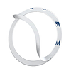 Baseus Halo Series mágnesgyűrű (2 db / csomag) ezüst (PCCH000012)