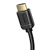 Baseus HDMI 2.0 kábel, 4K 30Hz, 3D, HDR, 18Gbps, 5m, fekete (CAKGQ-D01)