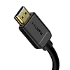 Baseus HDMI 2.0 kábel, 4K 60Hz, 3D, HDR, 18Gbps, 1m, fekete (CAKGQ-A01)