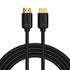 Baseus HDMI 2.0 kábel, 4K 60Hz, 3D, HDR, 18Gbps, 3m, fekete (CAKGQ-C01)