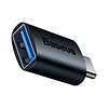 Baseus Ingenuity Series Mini OTG Adapter Type-C USB-A 3.1 Blue