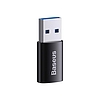 Baseus Ingenuity USB-A - USB-C OTG adapter, fekete (ZJJQ000101)