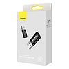 Baseus Ingenuity USB-A - USB-C OTG adapter, fekete (ZJJQ000101)