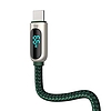Baseus kijelzőkábel USB Type-C-hez, 66W, 1m, zöld (CASX020006)