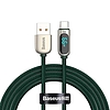 Baseus kijelzőkábel USB Type-C-hez, 66W, 2m, zöld (CASX020106)