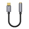 Baseus L54 USB-C audioadapter + 3,5 mm-es mini jack csatlakozó, szürke (CATL54-0G)