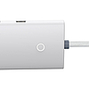 Baseus Lite Series 4 az 1-ben USB - 4x USB 3.0 hub, 1m Fehér (WKQX030102)